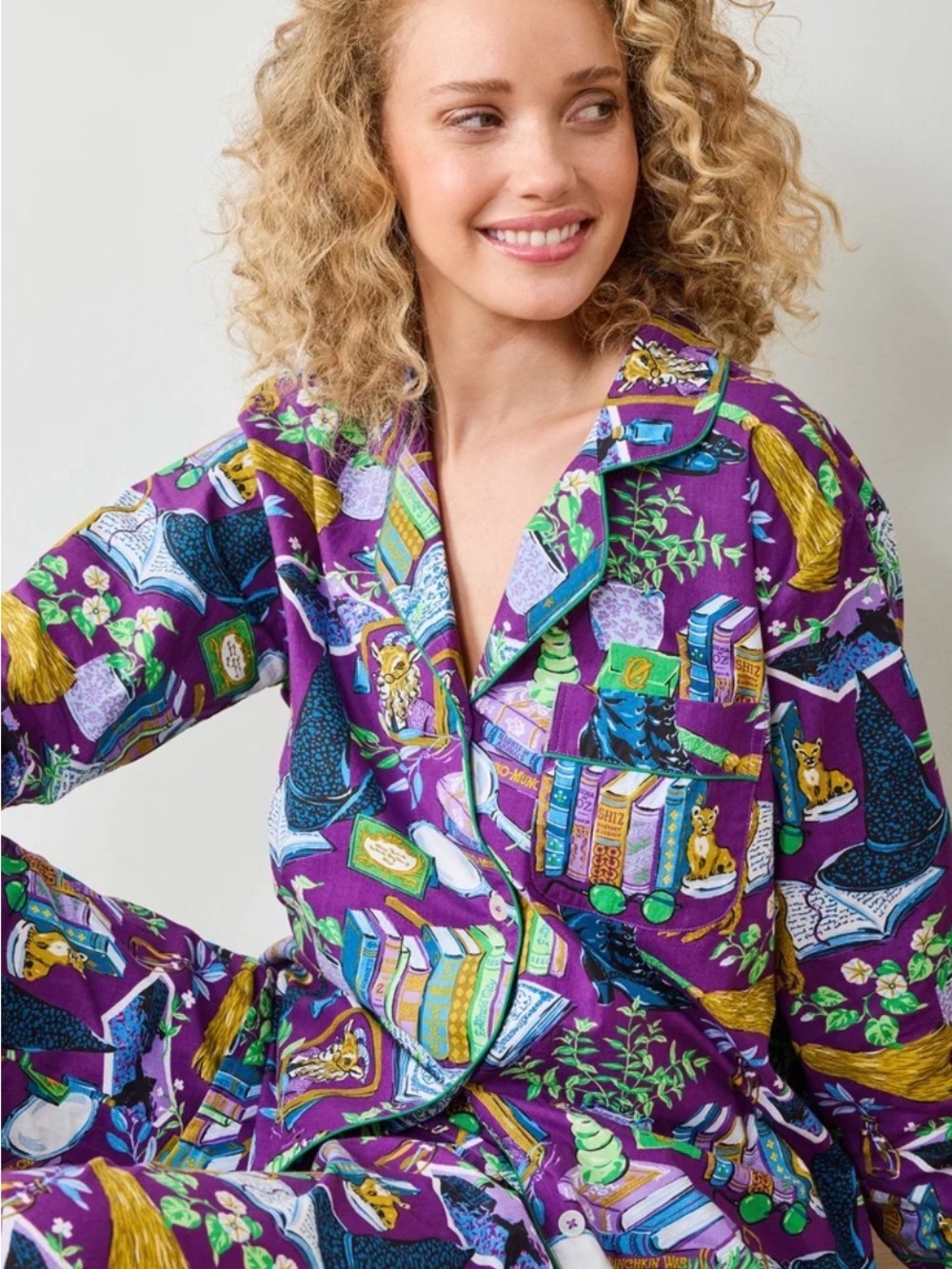 Printfresh x Wicked on Broadway Long Pajama Set Elphaba’s Alchemy Womens S